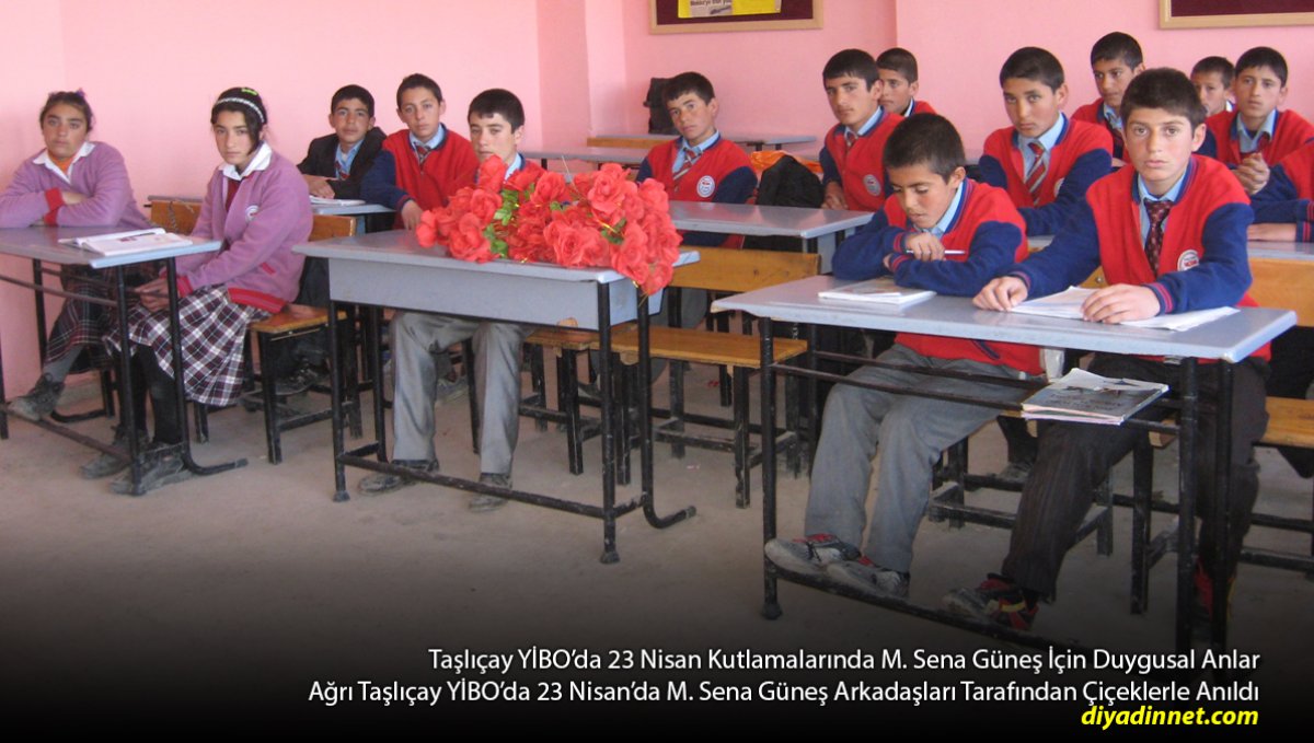 Taşlıçay YİBO'da Hüzünlü 23 Nisan: Hayatını Kaybeden Öğrenci Unutulmadı