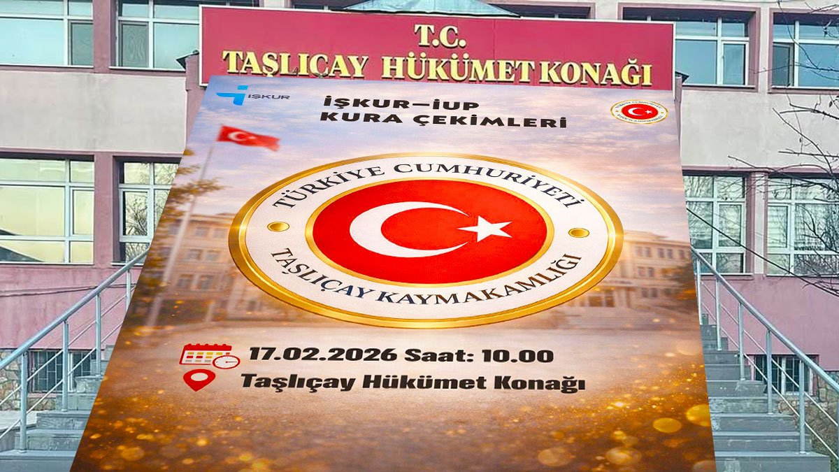 Taşlıçay’da İŞKUR İUP kapsamında 75 kişilik alım: Kura 17 Şubat’ta