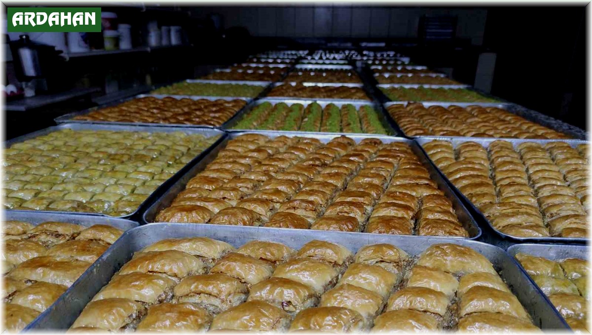 Tatlıcılarda bayram yoğunluğu başladı