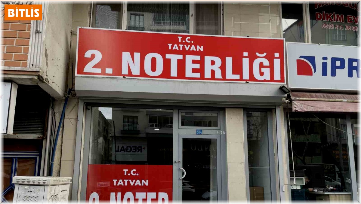 Tatvan'da 2'nci noter açıldı