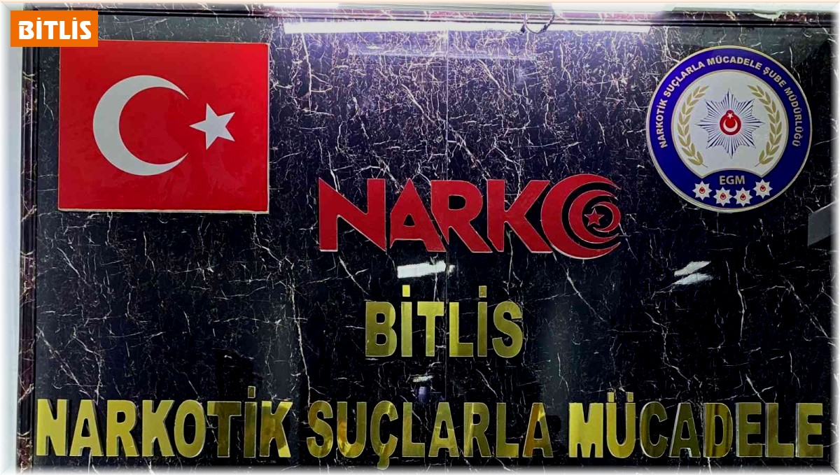 Tatvan'da 3 kilo metamfetamin ele geçirildi