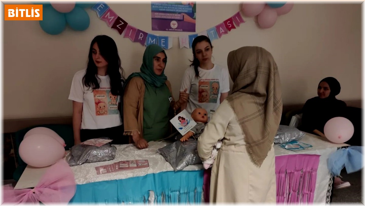 Tatvan'da 'Dünya Emzirme Haftası' etkinliği