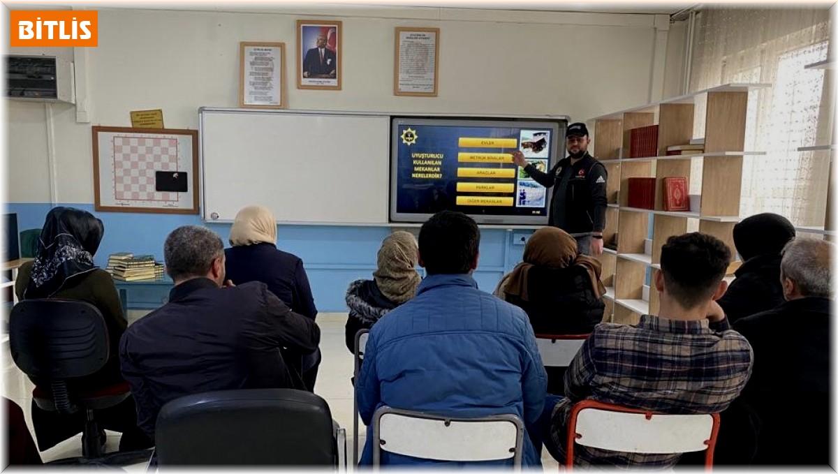 Tatvan'da 'En iyi narkotik polisi anne' ve 'Uyuma' semineri