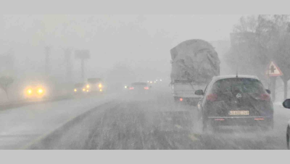 Tatvan'da kar yağışı