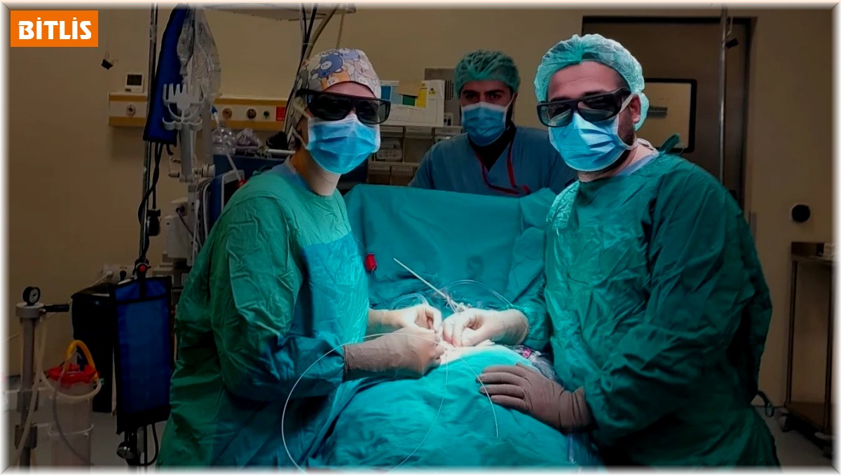 Tatvan'da kıl dönmesi ameliyatında 'lazer endoskopik' yöntemi