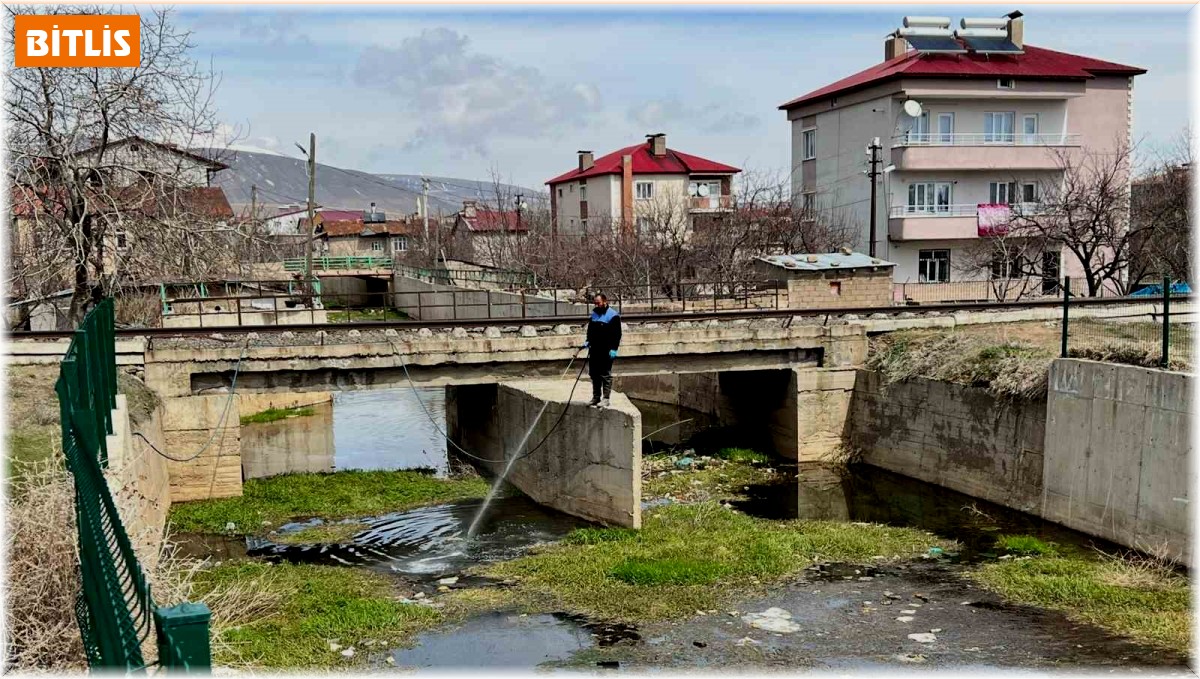 Tatvan'da larvalara karşı ilaçlama çalışmaları başladı