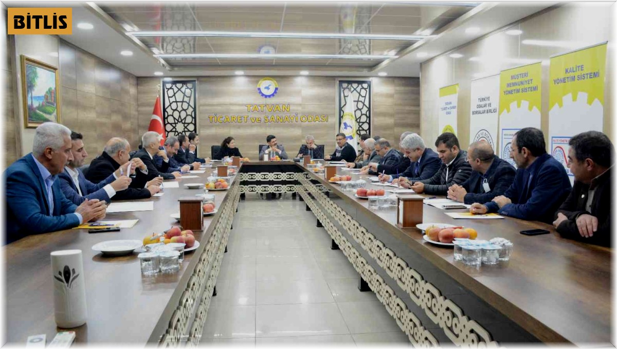 Tatvan'da "Sürdürülebilir Sosyo-Eko Kalkınma Stratejisi Eylem Planı" toplantısı