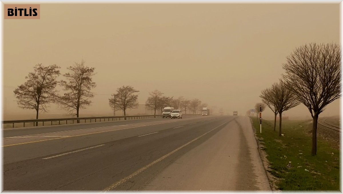 Tatvan'da toz bulutları hayatı olumsuz etkiliyor