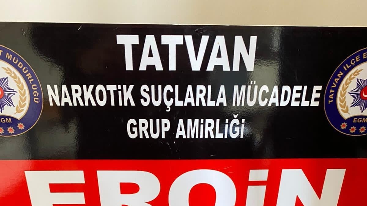 Tatvan'da uyuşturucu operasyonu