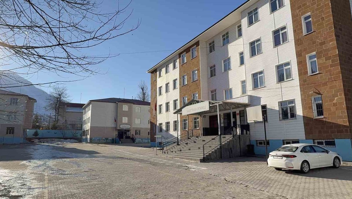 Tatvan'da velinin öğrenciye şiddeti kamerada