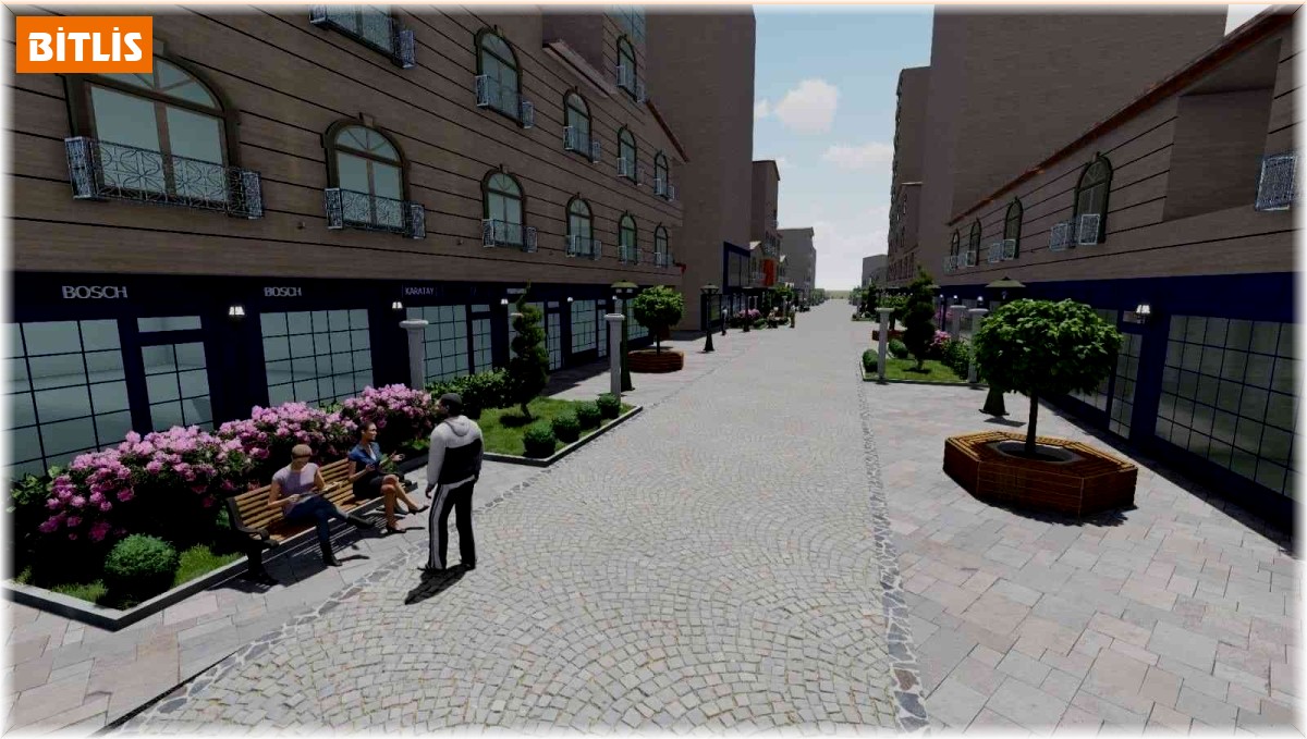 Tatvan'da 'Yeni Çarşı Sokak Sağlıklaştırma Projesi' çalışmaları başladı