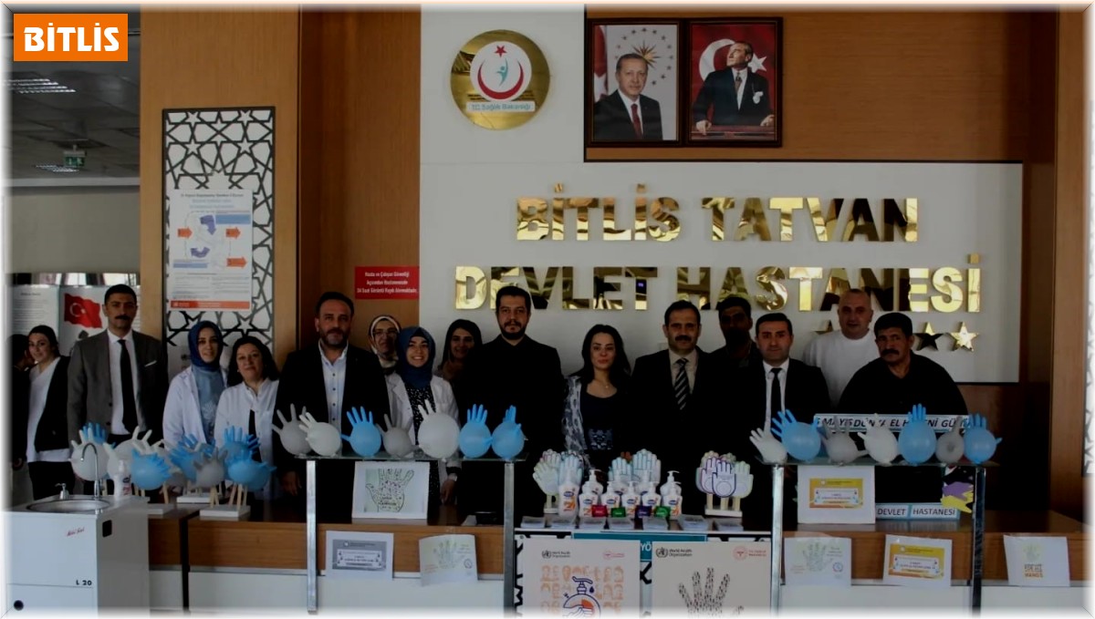 Tatvan Devlet Hastanesinde el hijyeninin önemi anlatıldı
