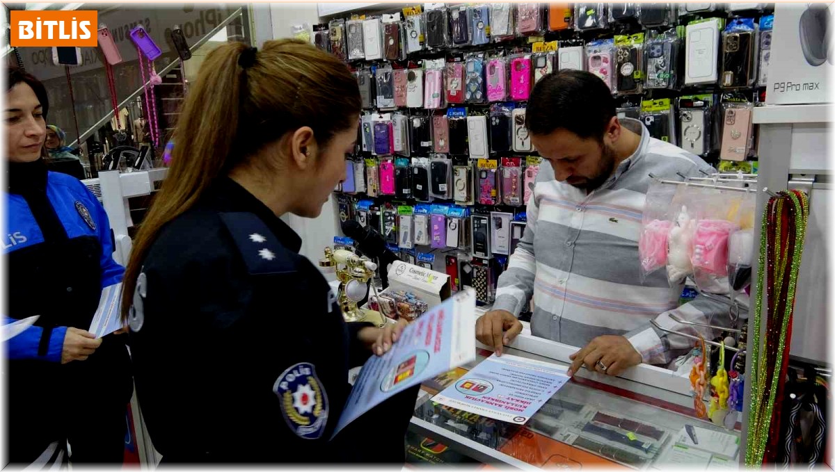 Tatvan esnafı dolandırıcılık konusunda bilgilendirildi