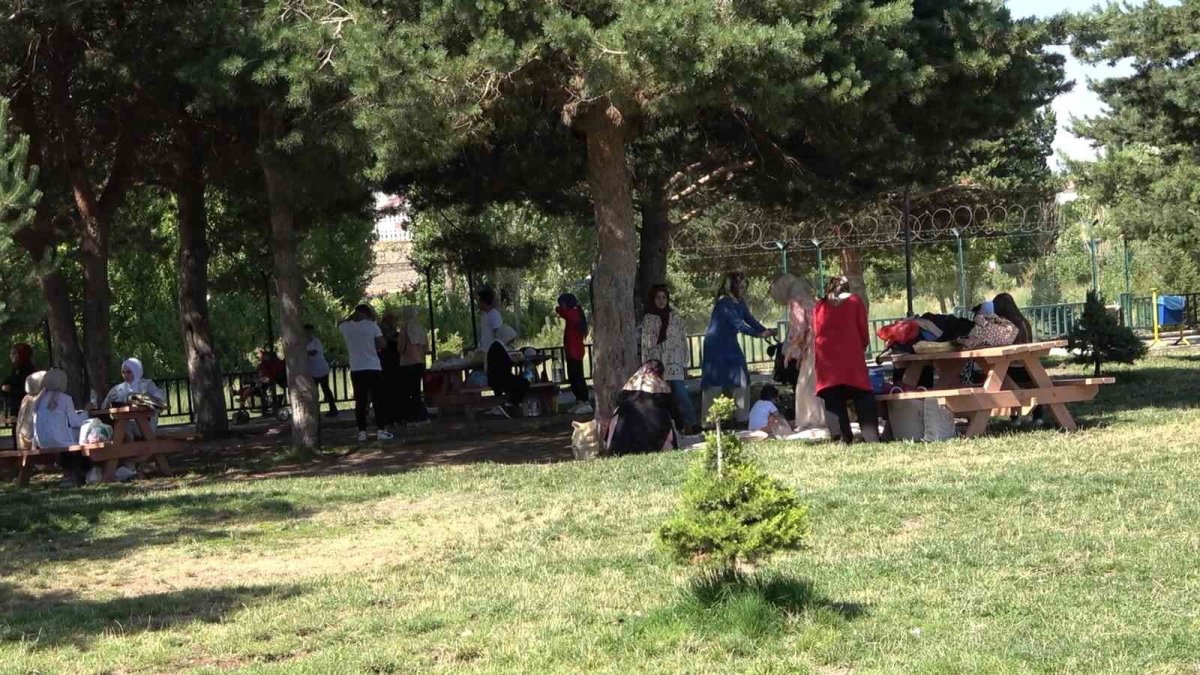 Tatvan sahili tatilcilerin akınına uğradı