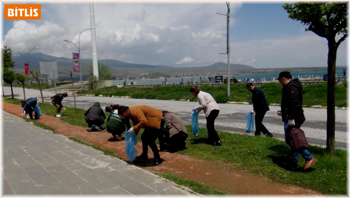Tatvan sahilinde "Dünya Tütünsüz Günü" etkinliği