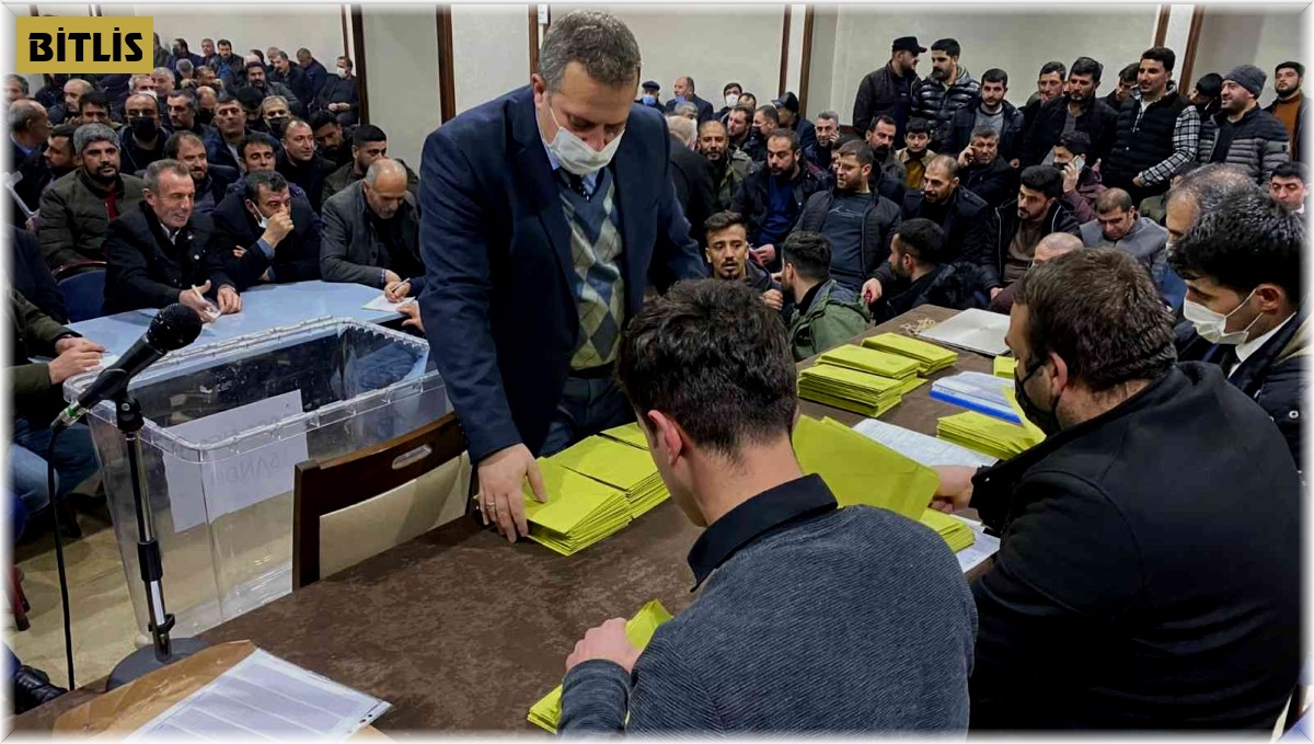 Tatvan Şoförler Odası'nın yeni başkanı İkram Baran oldu