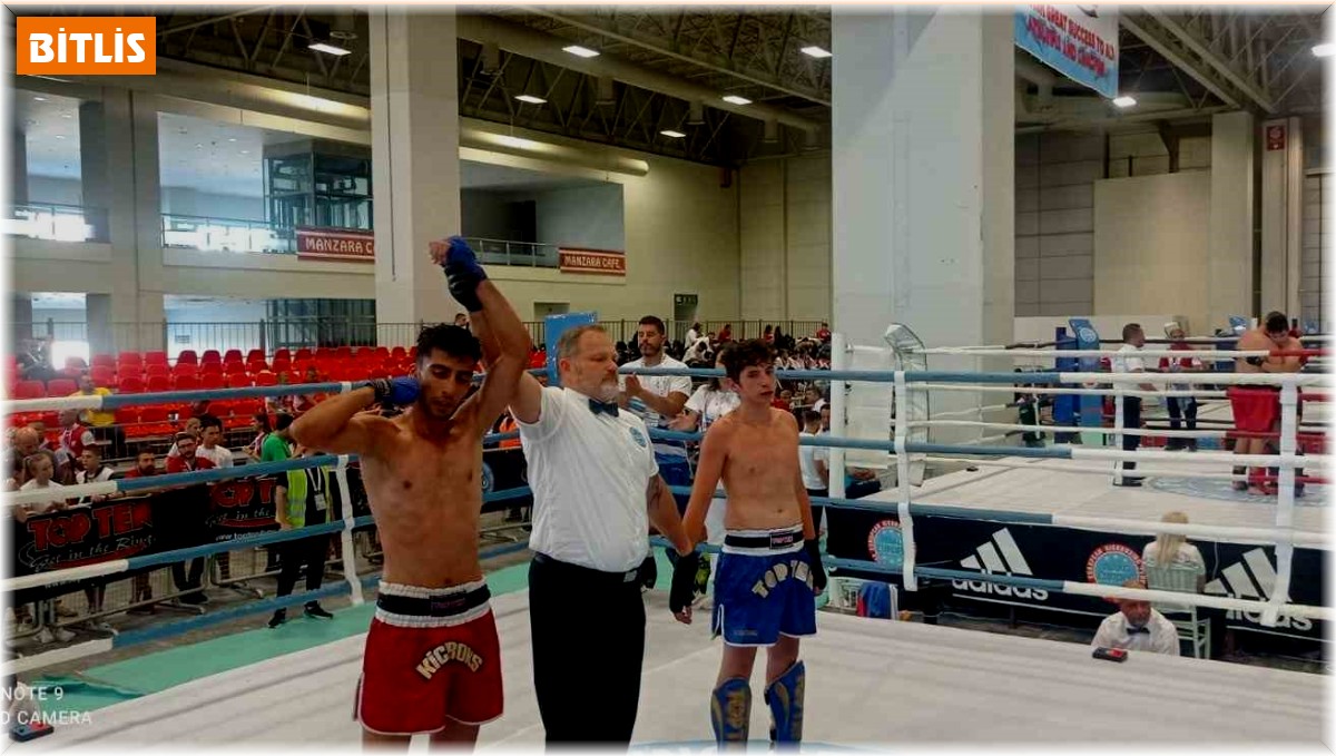 Tatvanlı sporcu Avrupa 3.'sü oldu