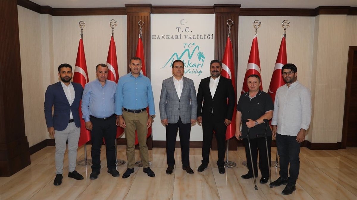 TBESF Başkanı Ergezen'den Hakkari Valiliği'ne ziyaret