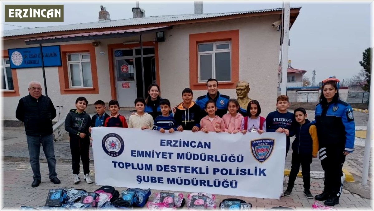 TDP ekipleri minik öğrencilere paten takımı hediye etti