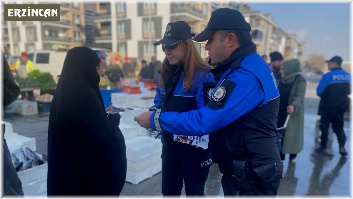 TDP ekipleri vatandaşları suç olaylarına karşı bilgilendiriyor