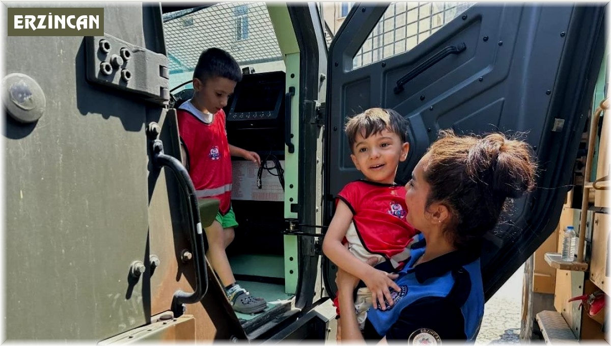 TDP polisleri anaokulu öğrencileriyle bir araya geldi