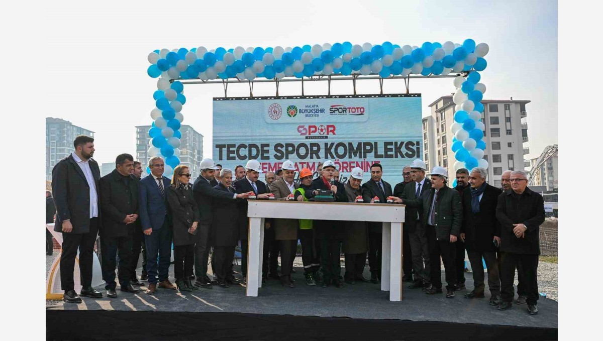 Tecde Spor Kompleksi'nin temeli atıldı