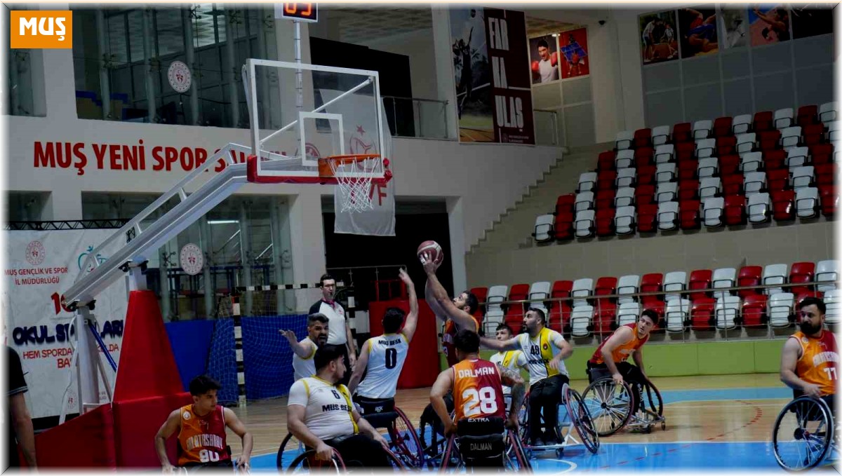 Tekerlekli Sandalye Basketbol Süper Ligi: Muş BESK: 57 - Galatasaray: 77
