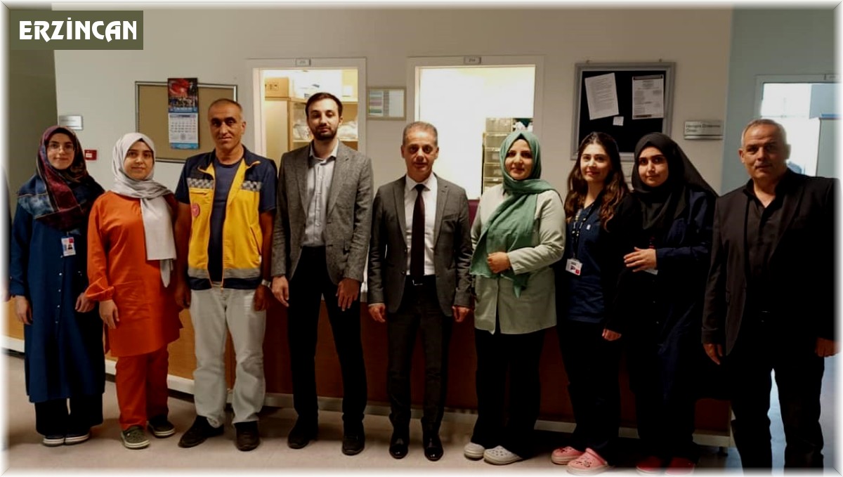 Tekin, Refahiye Devlet Hastanesinde incelemelerde bulundu