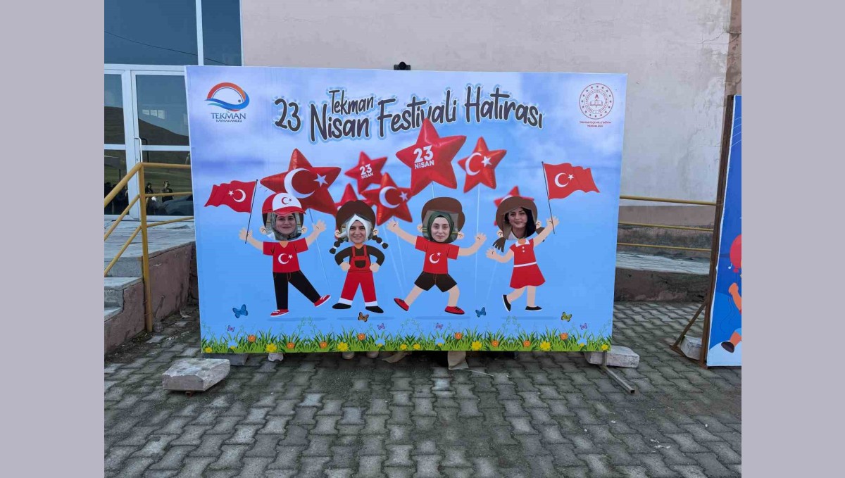 Tekman'da 23 Nisan coşkusu festivale dönüştü