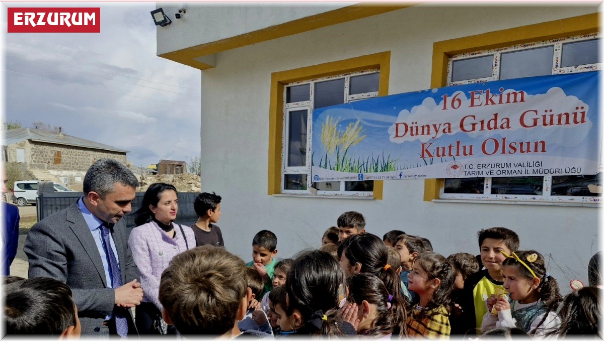 Tekman'da Dünya gıda günü etkinliği