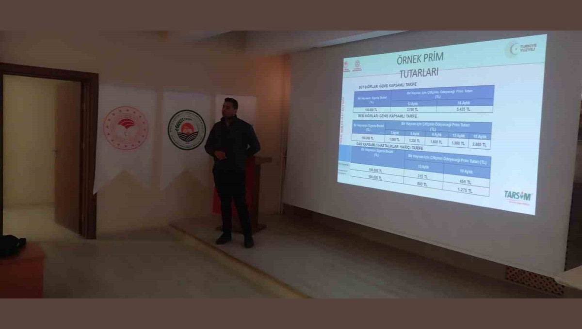 Tekman'da tarım sigortaları bilgilendirme semineri