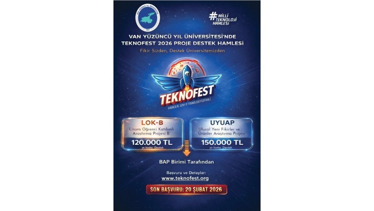 TEKNOFEST 2026 yolunda Van YYÜ'den öğrenci ve akademisyenlere önemli destek
