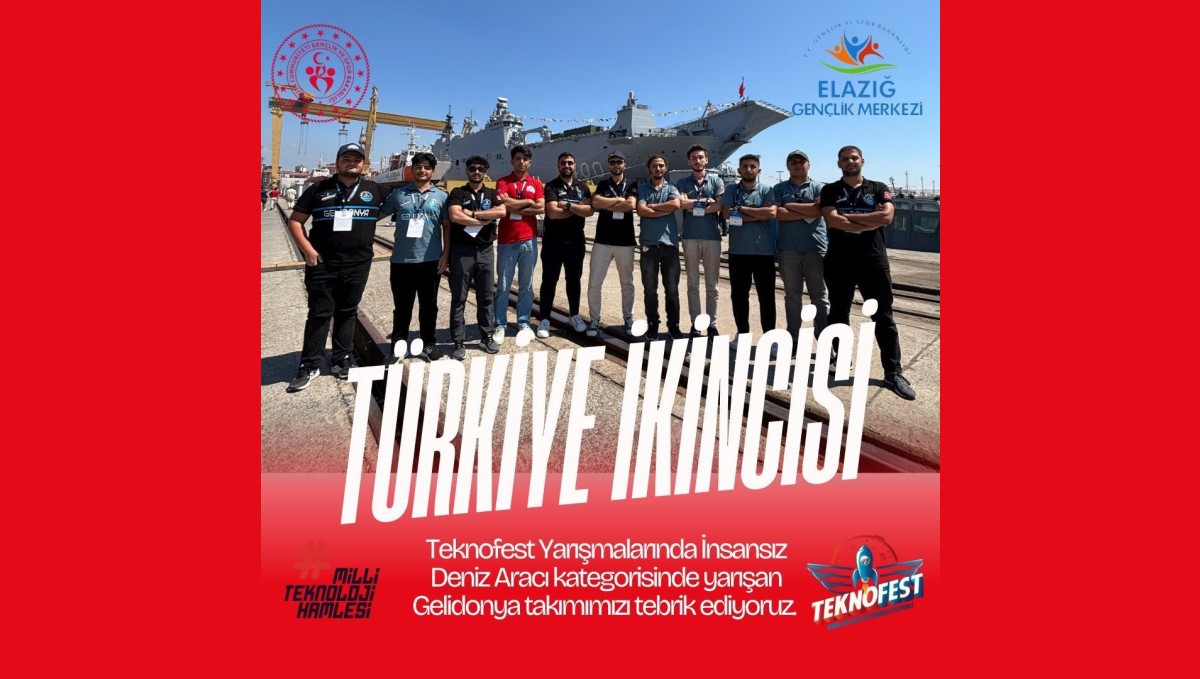 TEKNOFEST'te Elazığ'a 2'ncilik