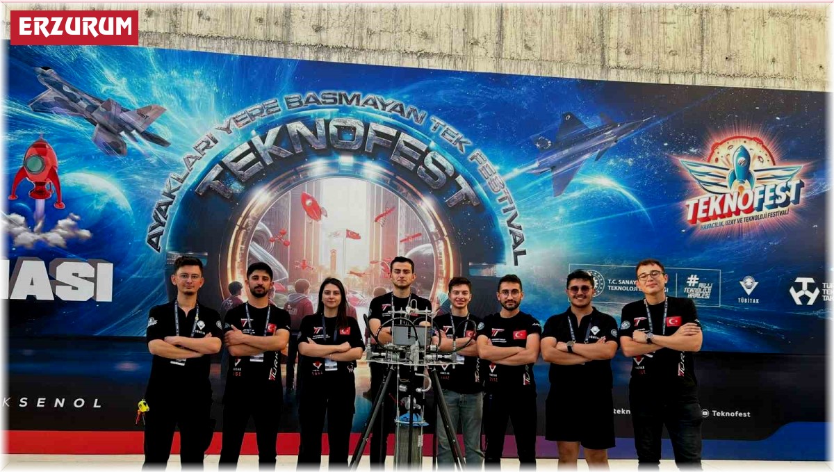 TEKNOFEST'te Erzurum'un gururlandırdılar