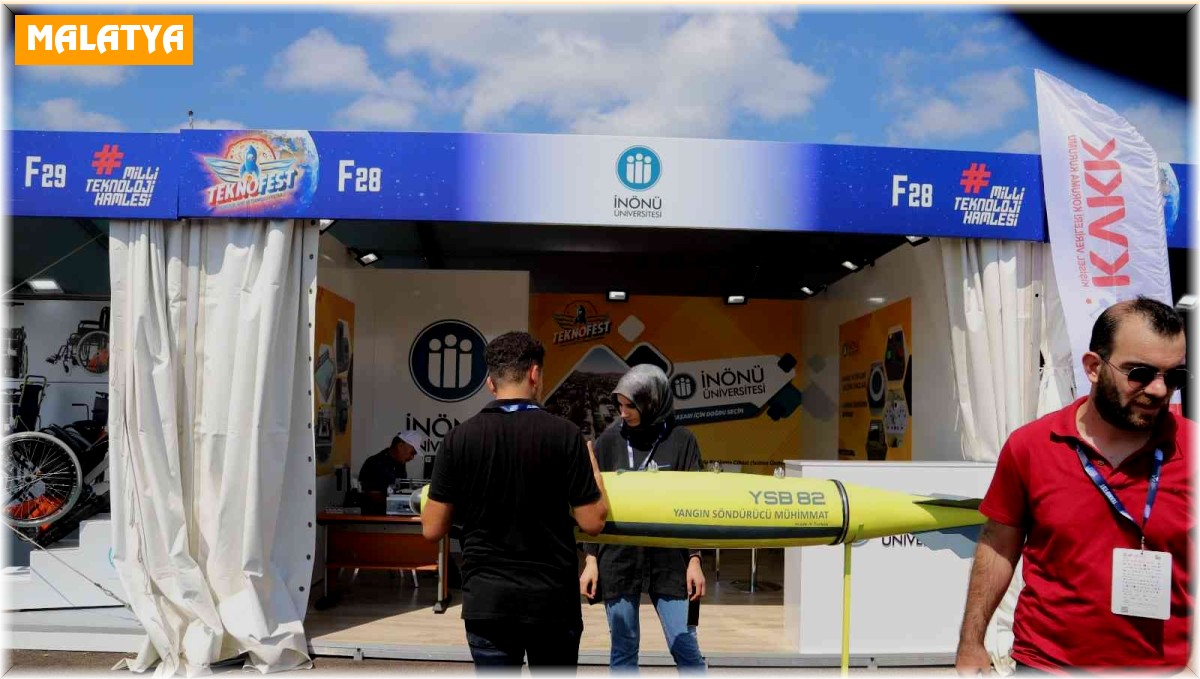 TEKNOFEST 'te yangın söndürme bombasına ilgi