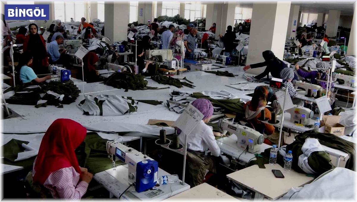 Tekstil fabrikaları Bingöllü kadınlara can damarı oldu