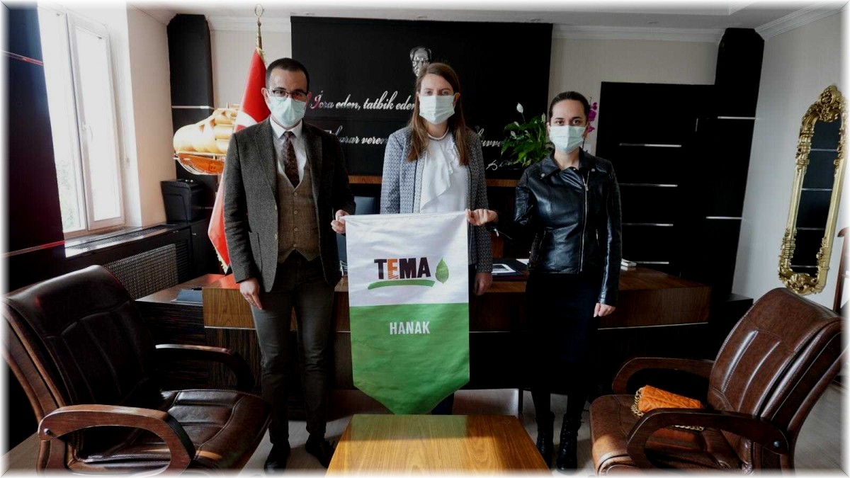 TEMA'dan Kaymakam Fatma Turhan Keser'e "hayırlı olsun" ziyareti