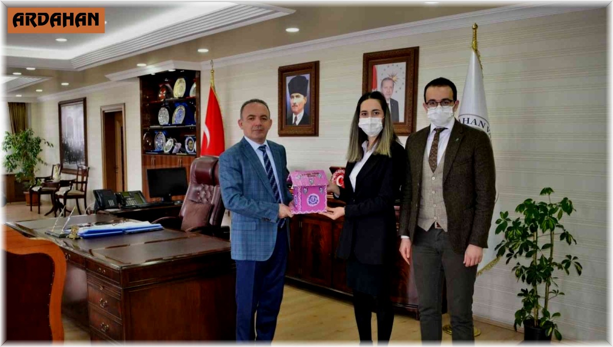 TEMA Vakfı Yöneticileri Vali Hüseyin Öner'i ziyaret etti