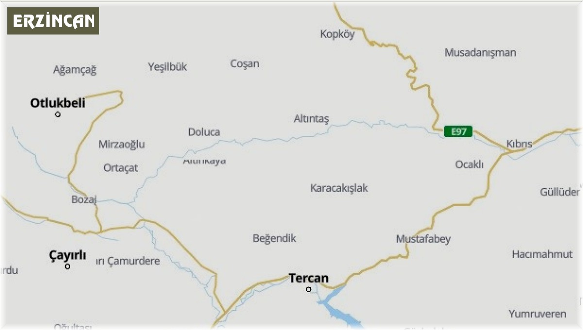 Tercan'da 2.9 büyüklüğünde deprem