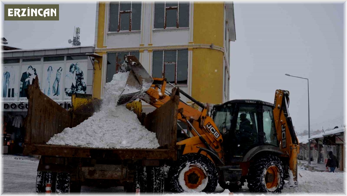 Tercan'da kar temizliği