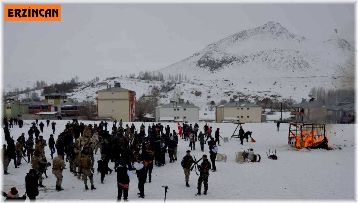 Tercan'da, kurtuluş etkinlikleri renkli görüntülere sahne oldu