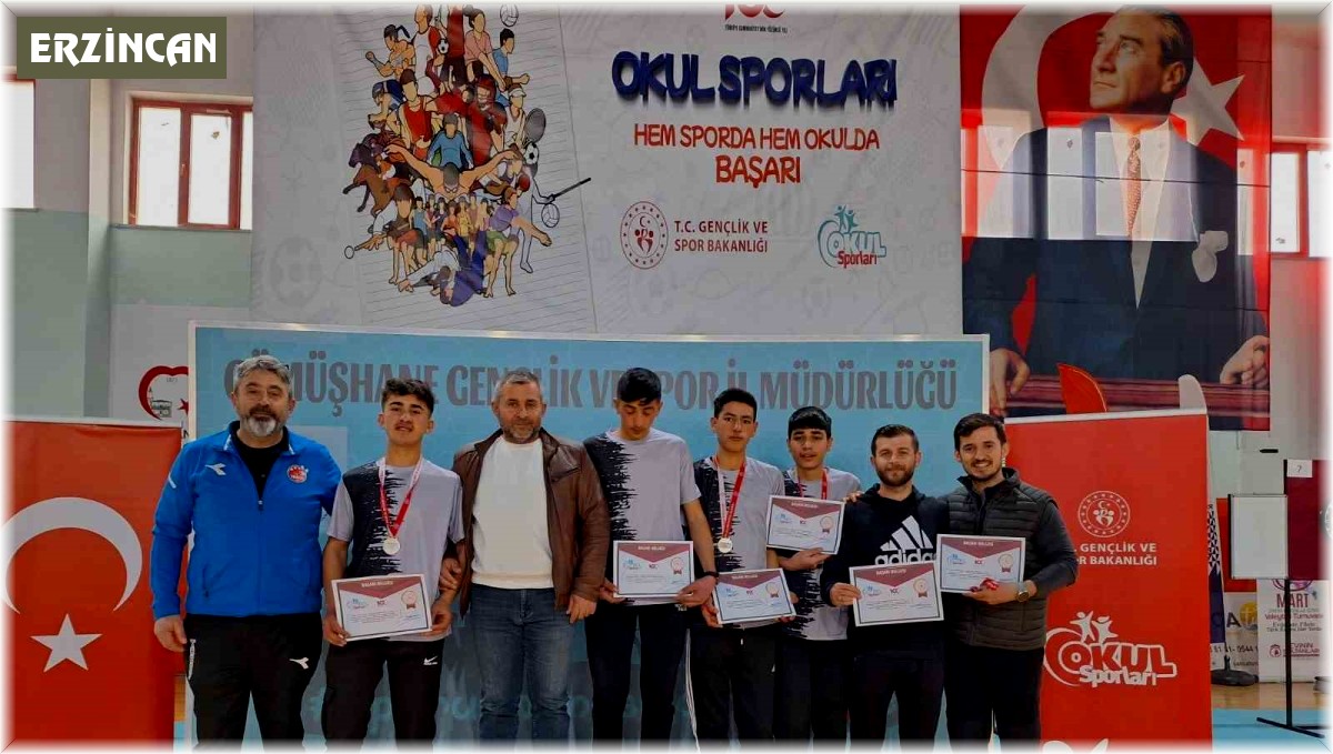 Tercan dart takımı bölge birincisi oldu