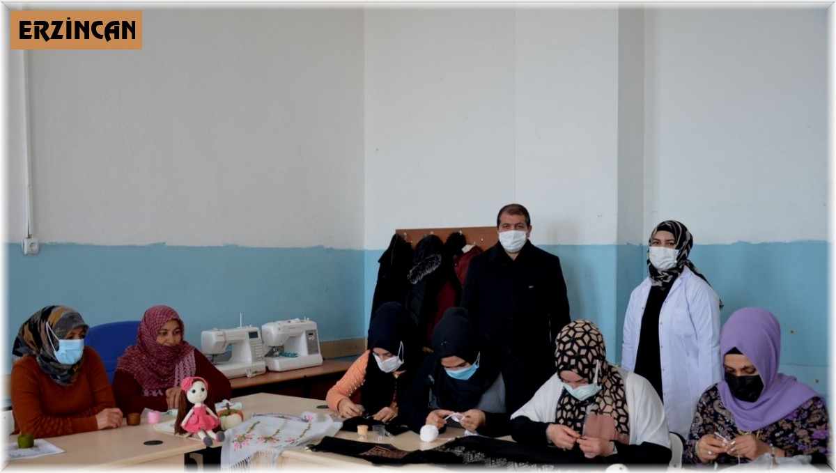 Tercan Halk Eğitim Merkezi kurslara tam gaz devam ediyor