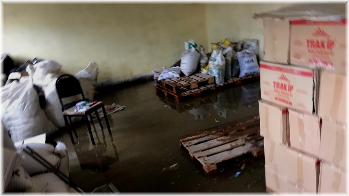 Tercan’da sağanak etkili oldu