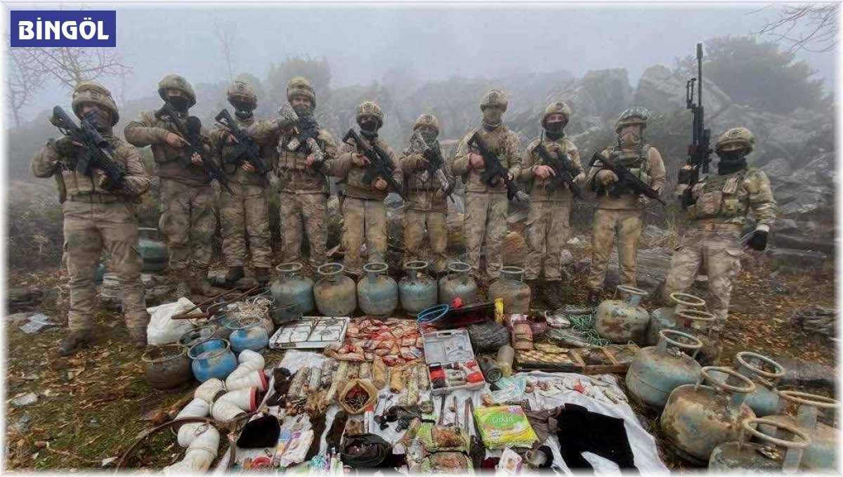 Teröristler 8 katlı mağara yapmış