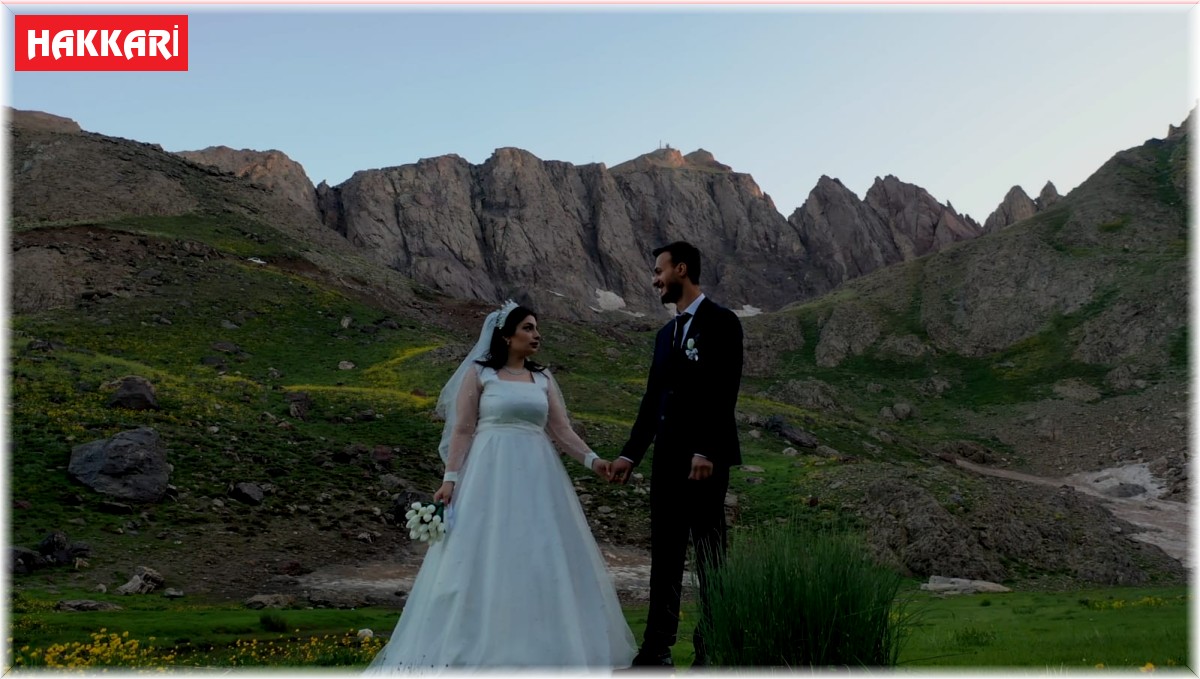 Terörle anılan Çarçellan bölgesi artık gelin ve damatlar için dış çekim mekanı oldu