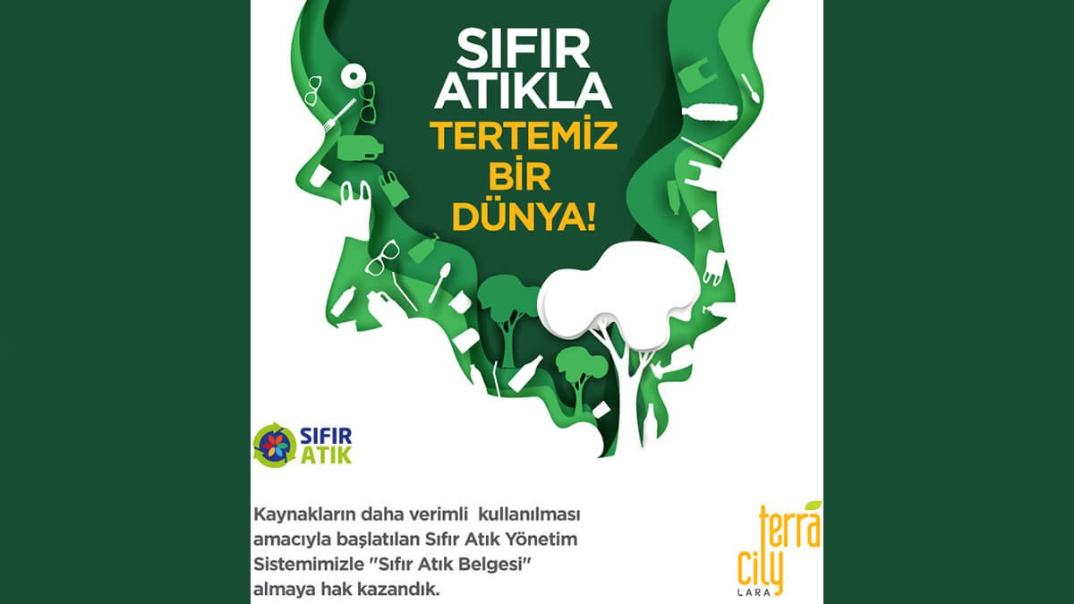 TerraCity Sıfır Atık Belgesi’nin Sahibi Oldu