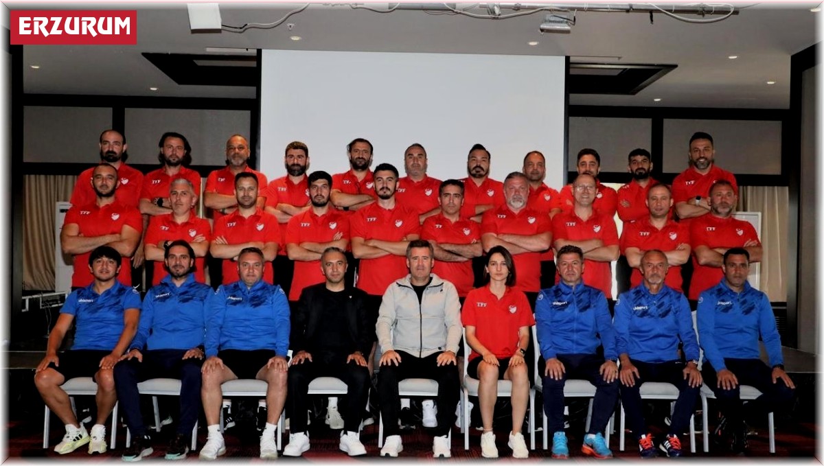 TFF'nin antrenör eğitim programları Erzurum'da sürüyor