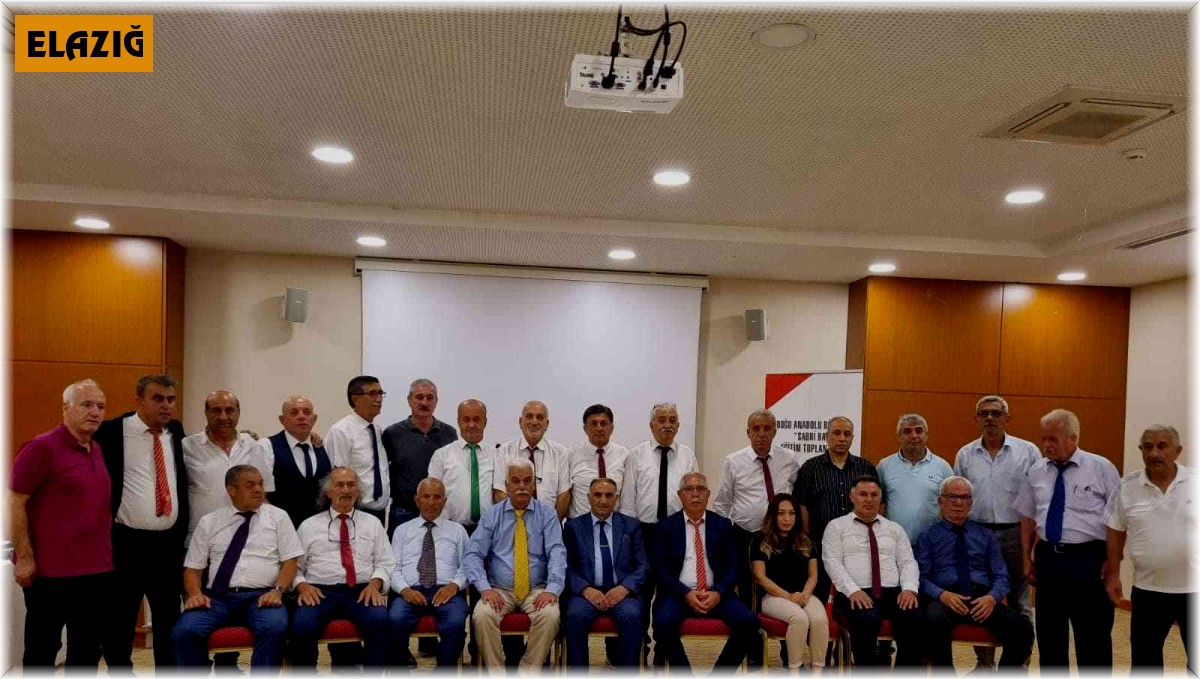 TFSKD Yönetim Kurulu Toplantısı Elazığ'da yapıldı