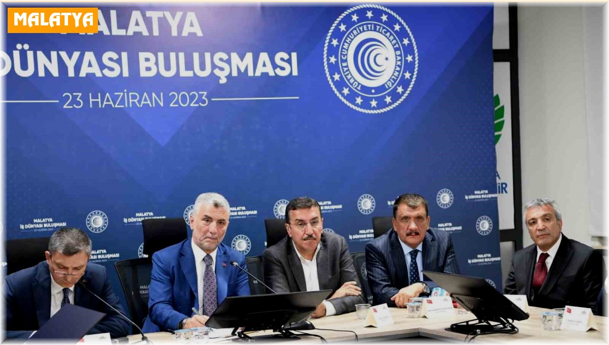 Ticaret Bakanı Bolat'tan Malatya'da konteyner kent ziyareti